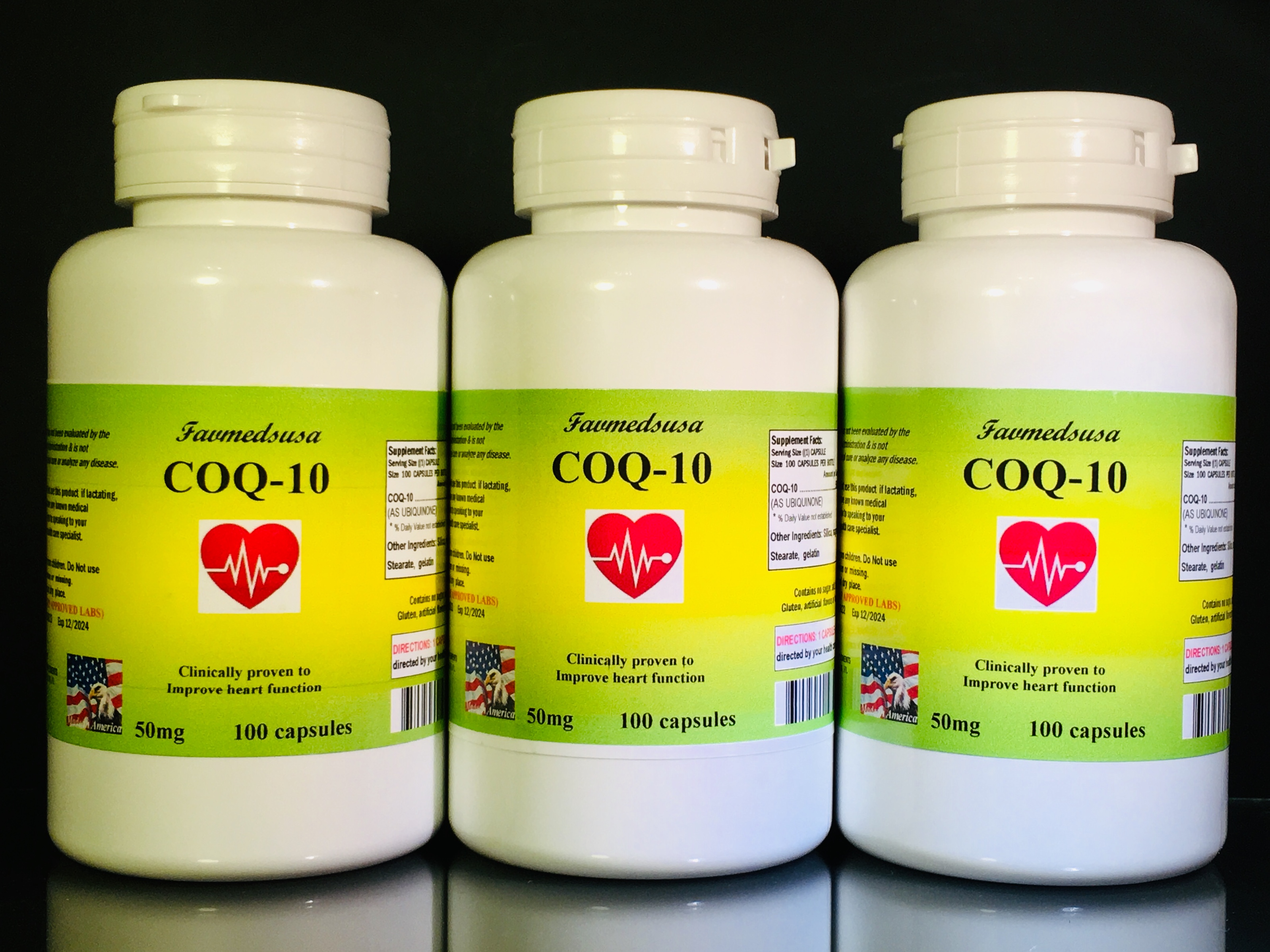 CoQ-10 50mg - 300 (3x100) capsules